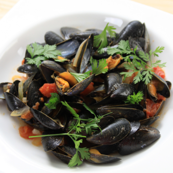 moules salsa tomate gingembre