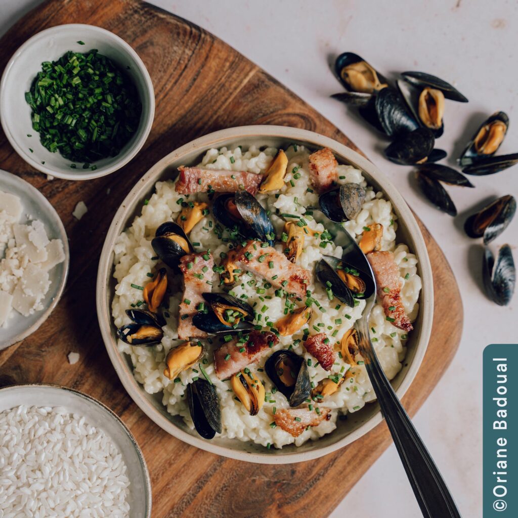 risotto moules terre mer